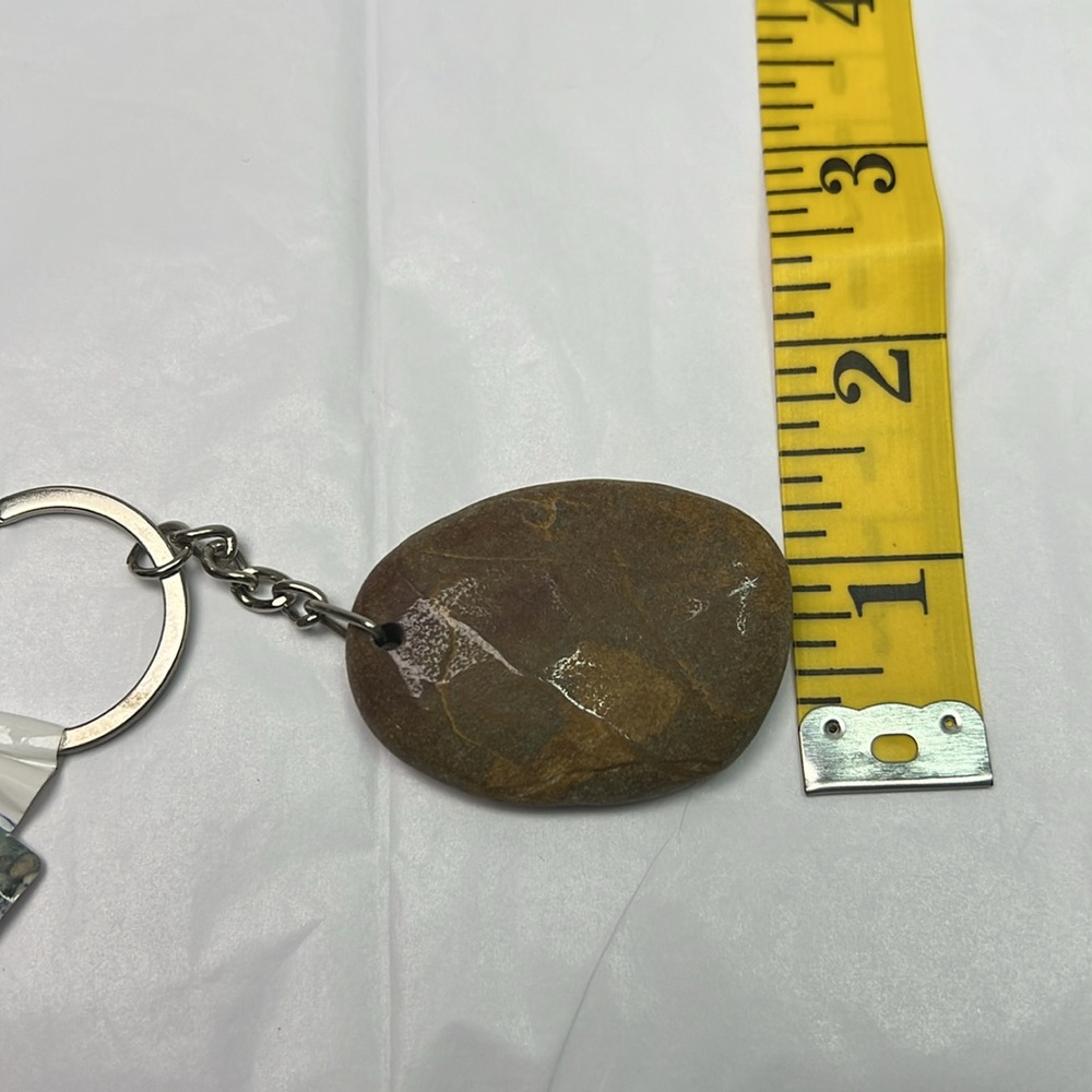Celebrate Stone Keychain Inspirational New - Picture 5 of 7